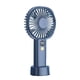 thumbnail image 1 of Ventilador portátil de mano USB recargable con batería de 5 velocidades Mini ventilador de mano silencioso con pantalla de alimentación azul oscuro, 1 of 10