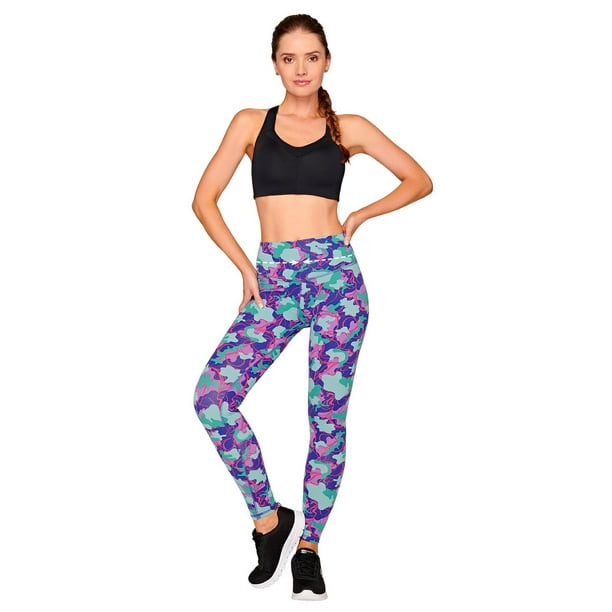 Leggings Ilusión 1797 con Pretina Alta Azul CH Walmart en línea