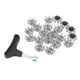 thumbnail image 3 of Herramienta para quitar clavos de zapatos de golf, 20 piezas de clavos para zapatos de golf, reemplazo de clavos para zapatos de golf, logre más, 3 of 8