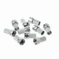 thumbnail image 3 of 10 Pcs RG6 Copper Twist F Type Coaxial Cable Connector Plugs High Quality Connector for TV Satellite Virgin Cable, 3 of 5