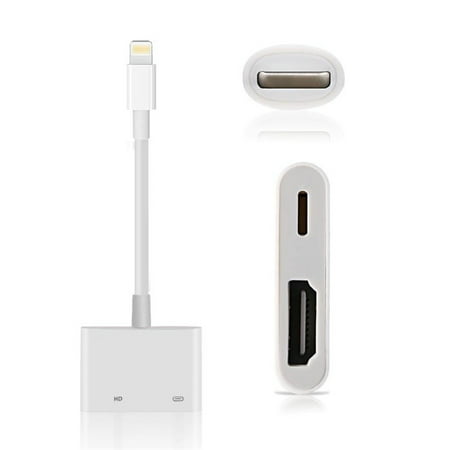 For iPhone interface to Digital AV TV HDMI Cable Adapter For Lightning to HDMI Cables Converter For Ipad air iphone 8 7