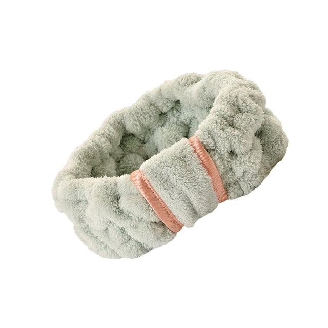 Sonducket Lazos para el cabello de cara ajustable Coral Fleece Diadema deportiva Accesorios de estilo para Spa Maquillaje Cuidado de la piel Type11 NO11