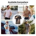 thumbnail image 6 of Yiaed Graffiti Cool DuckPrint Men's Short Sleeve Polo Shirt,Golf Polo for Men Three-Button Golf Shirt Athletic Casual Collared T-Shirt- 4X-Large, 6 of 7