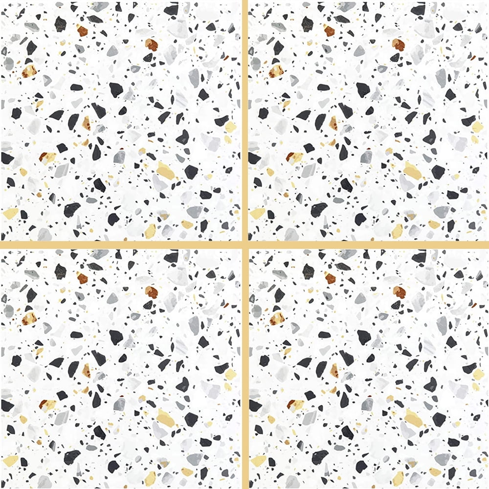 Live Life Mosaic Peel and Stick Vinyl Floor Tile 12” x 12” - Self Adhesive Floor Tile – 45 Tiles/Pack, Covers 45 Square Feet.