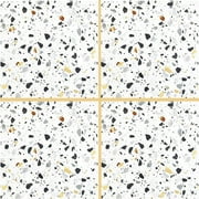 Live Life Mosaic Peel and Stick Vinyl Floor Tile 12” x 12” - Self Adhesive Floor Tile – 20 Tiles/Pack, Covers 20 Square Feet