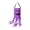 Purple, variant on Voglyf Halloween Candy Pumpkin Buckets with Long Orange Streamers, Portable Lantern Bag With Hand Strap, Waterproof Fabric Hanging Pail for Kids Halloween Party Yard Front Door Decor,Green
