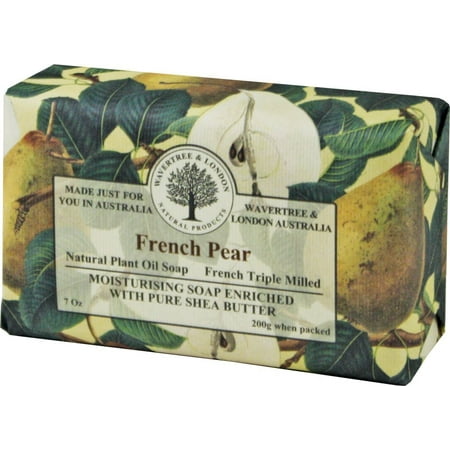 - Wavertree & London French Pear luxury soap (1 bar), •Size:7oz, wrapped with embossed paper By Simple Scents Australia From USA