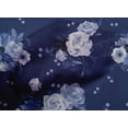 thumbnail image 3 of oneOone Cotton Cambric Blue Fabric Florals Quilting Supplies Print Sewing Fabric By The Yard 56 Inch Wide-YT8, 3 of 4