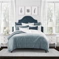thumbnail image 1 of 6ix Tailors RIV-MAR-CVT-FD-5PC Rivington Marine Full & Double Size Coverlet & 2 Pillow Shams Set - 5 Piece, 1 of 1
