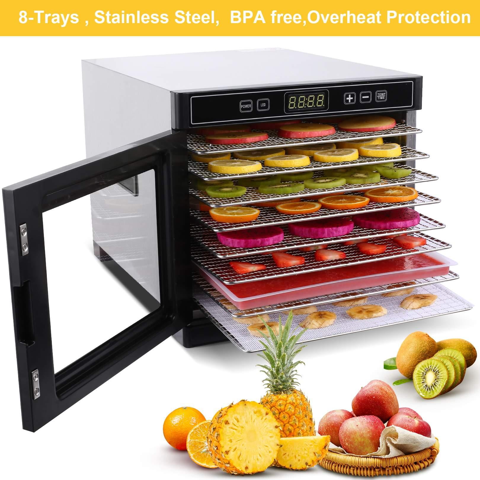 8-Tray Professional Stainless Steel Electric Food Dehydrator Machine