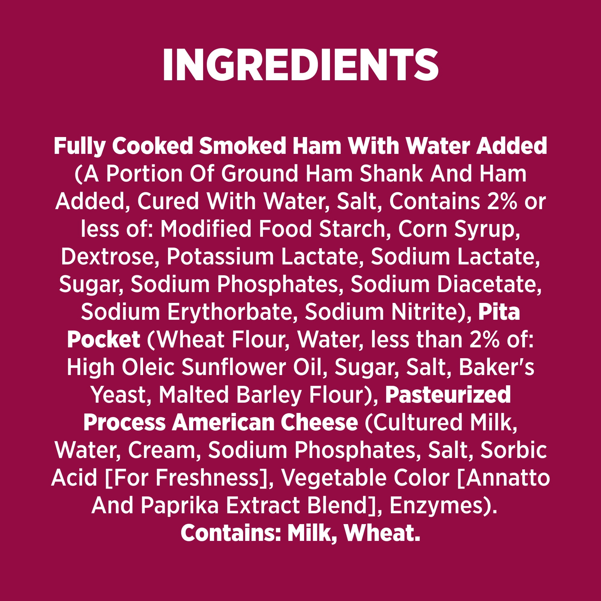 Sandwich Bros. Ham & Cheese Melts, Frozen Pita Sandwiches, 13.5 oz., 6-Count