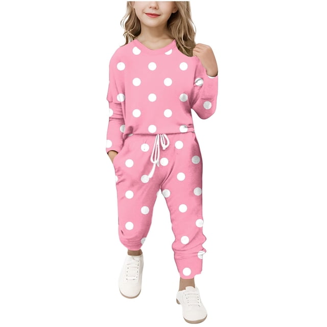 COM1950s Long Sleeve Dress, Long Sleeve Romper, Children's Long Sleeve Set Long Pants Two-Piece Set Girl, Girls Long Sleeve Dress, Pants for Girls, Girls Pants Size 7