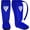 Blue/White, variant on RDX Shin Guards MMA Instep Foam Pads Support Boxing Leg Guard Muay Thai Foot