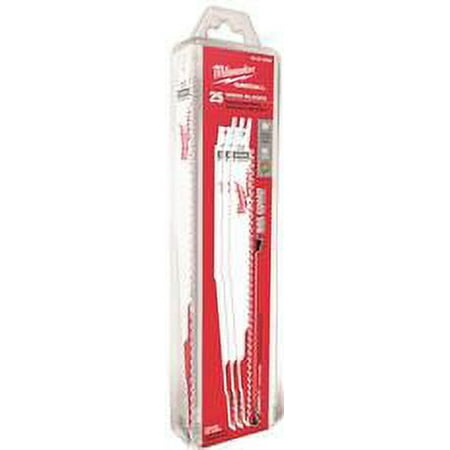 UPC: 0045242083237 | Milwaukee Sawzall Pruning Blade  9 In.  5 Tpi  25 Per Pack