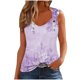thumbnail image 2 of Puntoco Camisola básica para mujer Camiseta sin mangas con estampado para mujer Camiseta holgada sin mangas, 2 of 4