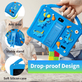 thumbnail image 6 of Veidoo 7 inch Android Tablets for Kids, 2GB RAM, 32GB ROM, iWawa Apps & Parent Controls, Safety Eye Protection Screen, Educational Games, WiFi, Dual Camera, Silicone Case (Blue), 6 of 8