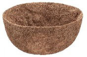 Mainstays 16\" Round Coco Liner, 16\"x 8\" in Size, Natural Coconut Fiber Material