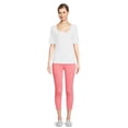 thumbnail image 2 of Time and Tru Women's Capri Jeggings, 23" Inseam, Sizes XS-3XL, 2 of 5