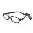 thumbnail image 1 of Gafas para niños y niñas, montura de gafas ópticas con correa, tamaño 49-16,6-8 años sin tornillo, gafas flexibles de una pieza para niños con cordón, 1 of 5
