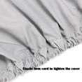 thumbnail image 4 of 2 pack Boat Seat Cover Captain Chair Helmsman Dust Waterproof Furniture UV Resistant Elastic Closure Outdoor Yacht Ship Fishing Foldable Protection, 4 of 5