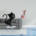 thumbnail image 2 of Reloj de pared con diseño de gato, bonito reloj de pared, figura decorativa, estatua de perro, coleccionable, decoración, hecho a mano, materi, 2 of 8
