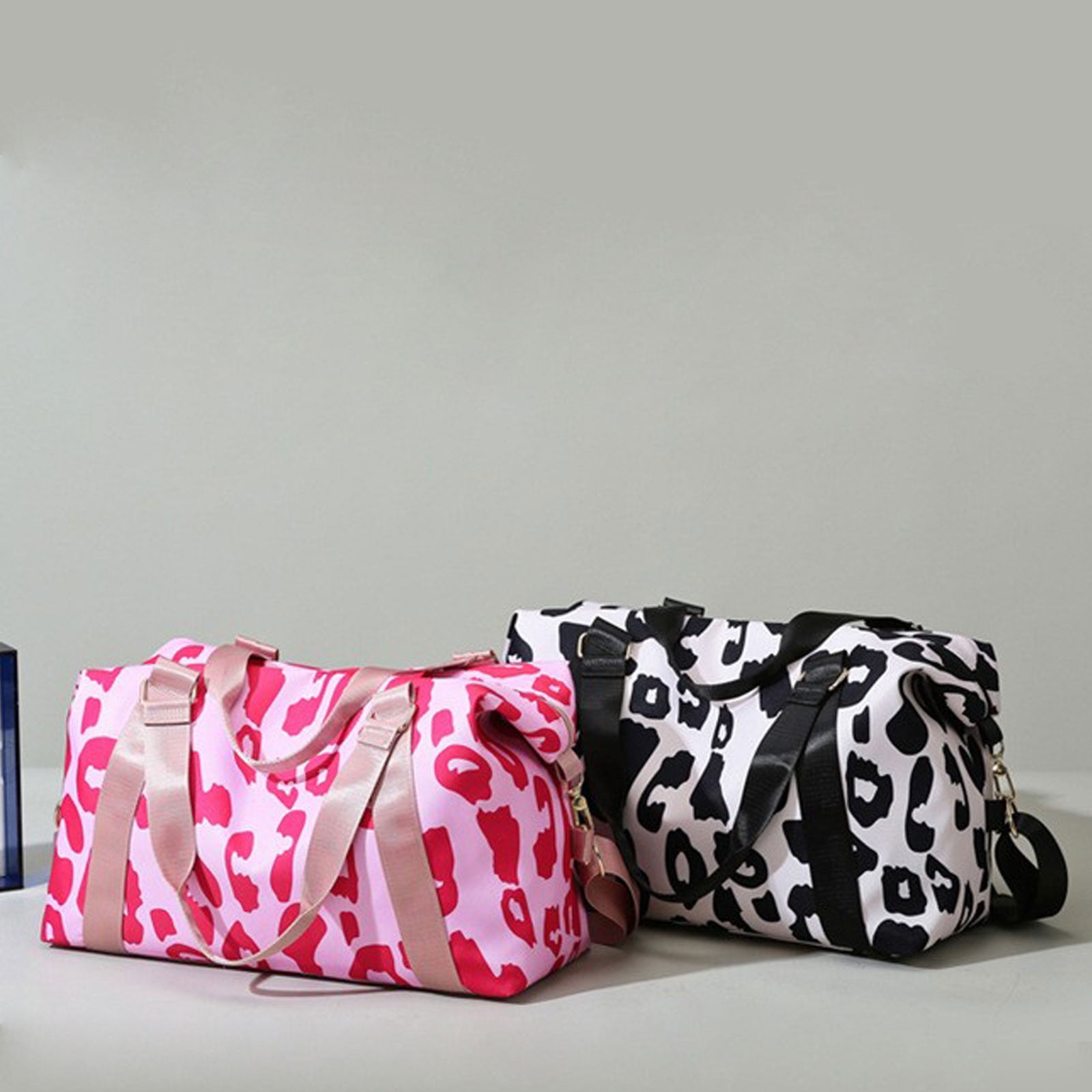 jovati Large Capacity Travel Bag Cow Print Travel Backpack Duffle Bags for Sports and Weekend Travel Large Capacity Lightweight Overnight Bags for