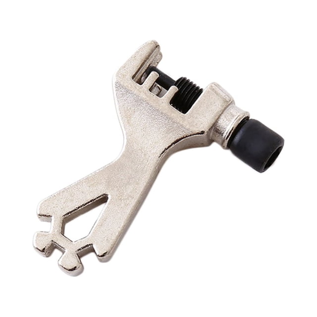 Dispositivo de corte para cadena de bicicleta de montaña, herramientas de reparación de cadena, reparación de bicicletas, mantenimiento de eslabones, accesorios para bicicletas (plata)