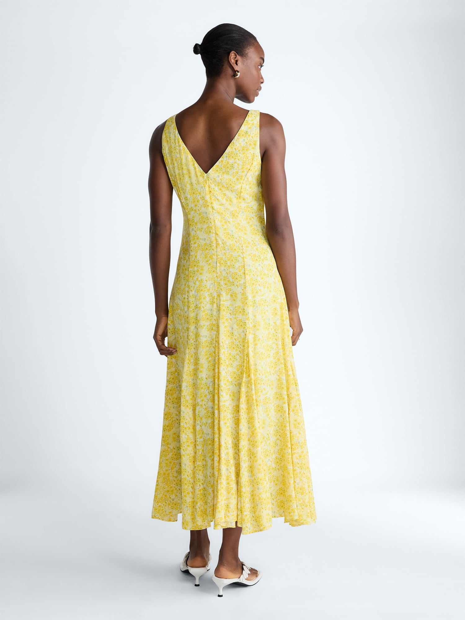 Scoop Women's and Women's Plus Maxi Godet Dress, Sizes 0-26W