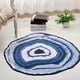 thumbnail image 5 of Alfombras de baño, alfombras para sala de estar, alfombra de área, alfombra de baño con diseño de árbol grande, alfombra redonda para dormitorio, estudio, balcón, lavable, antideslizante (redonda de 8, 5 of 7