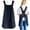 Black, variant on Cross-Back Polyester Apron with 2 Pockets, Solid Color Adjustable Bib Apron for Kitchen, Cooking, Baking & Restaurant Use