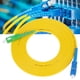 thumbnail image 3 of SC/APC-SC/UPC, Puente De Fibra Confiable Duradero, Práctico, De Baja Pérdida, Amarillo, Sistemas De Comunicación De Fibra óptica De Instrumentación Para Red LAN De Fibra ANGGREK Otros, 3 of 8