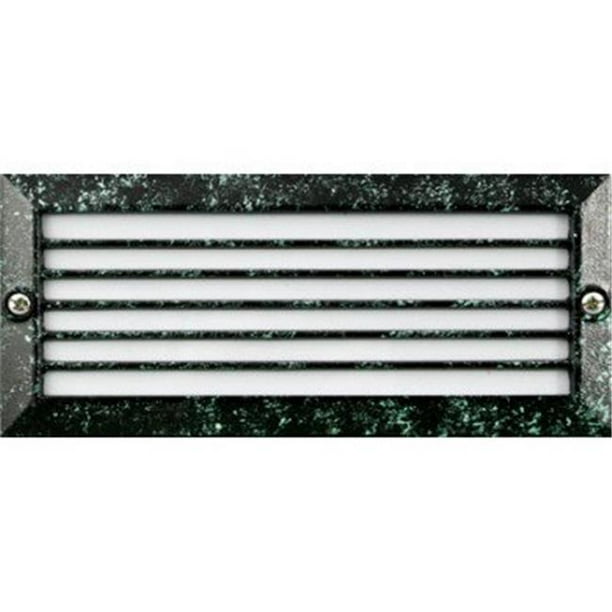 Dabmar Lighting Lv Led601 Vg 2 X 2 5w 12v Jc Led 30 Leds Louvered Step Light Verde Green Walmart Com Walmart Com