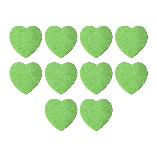 Esponjas limpiadoras Yuyangstore Almohadilla de Lavado facial Esponjas faciales Verde 10 piezas
