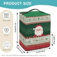 thumbnail image 6 of ZIATUBLES Christmas Ice Cream Machine Dust Cover, Stain Resistant Polyester Kitchen Countertop Appliance Decor Cover Compatible with Ninja NC501/NC301/NC299amz Model, Santa Claus Print, 6 of 6