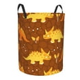 thumbnail image 2 of Kll Dinosaurs And Leaves Waterproof Foldable Laundry Hamper Bucket With Handles For Storage Bin,Kids Room,Home Organizer (Medium), 2 of 8