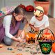 thumbnail image 4 of 2 cubos de dulces de Halloween para niños, cubo de fieltro para trucos o golosinas de Halloween para niños y niñas, bolsas grandes para trucos o golosinas con asa, bolsas de regalos de Halloween, 4 of 4