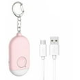 thumbnail image 1 of 2X Personal Alarm Rechargeable Emergency Self Defense SOS Alert Rape Whistle Safety Siren for Women Kids Elders, 1 of 7
