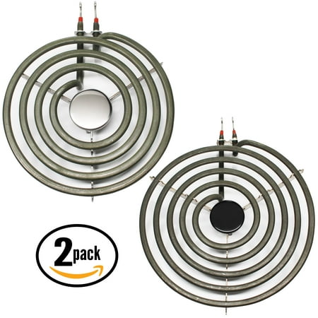 

2-Pack Replacement Frigidaire 31-7648-23-04 8 inch 5 Turns & 6 inch 4 Turns Surface Burner Elements - Compatible Frigidaire 316442301 & 316439801 Heating Element for Range Stove & Cooktop