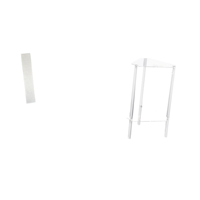 Lámpara De Pie De Papel Para Sala De Estar Con Pantalla De Acrílico Transparente, Mesa Auxiliar Minimalista, Mesita De Noche Moderna, Mesa Auxiliar Para Decoración Del Hogar, La Oficina Y El
