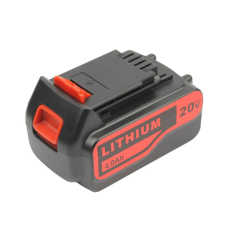 Black and Decker 20V MAX 4.0 Ah Lithium Battery Pack LB2X4020 from