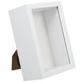 thumbnail image 1 of WRITWAA Small Display Box White Display Frame Rustic Tabletop Display for Memory Keepsakes 1Pack, 1 of 7