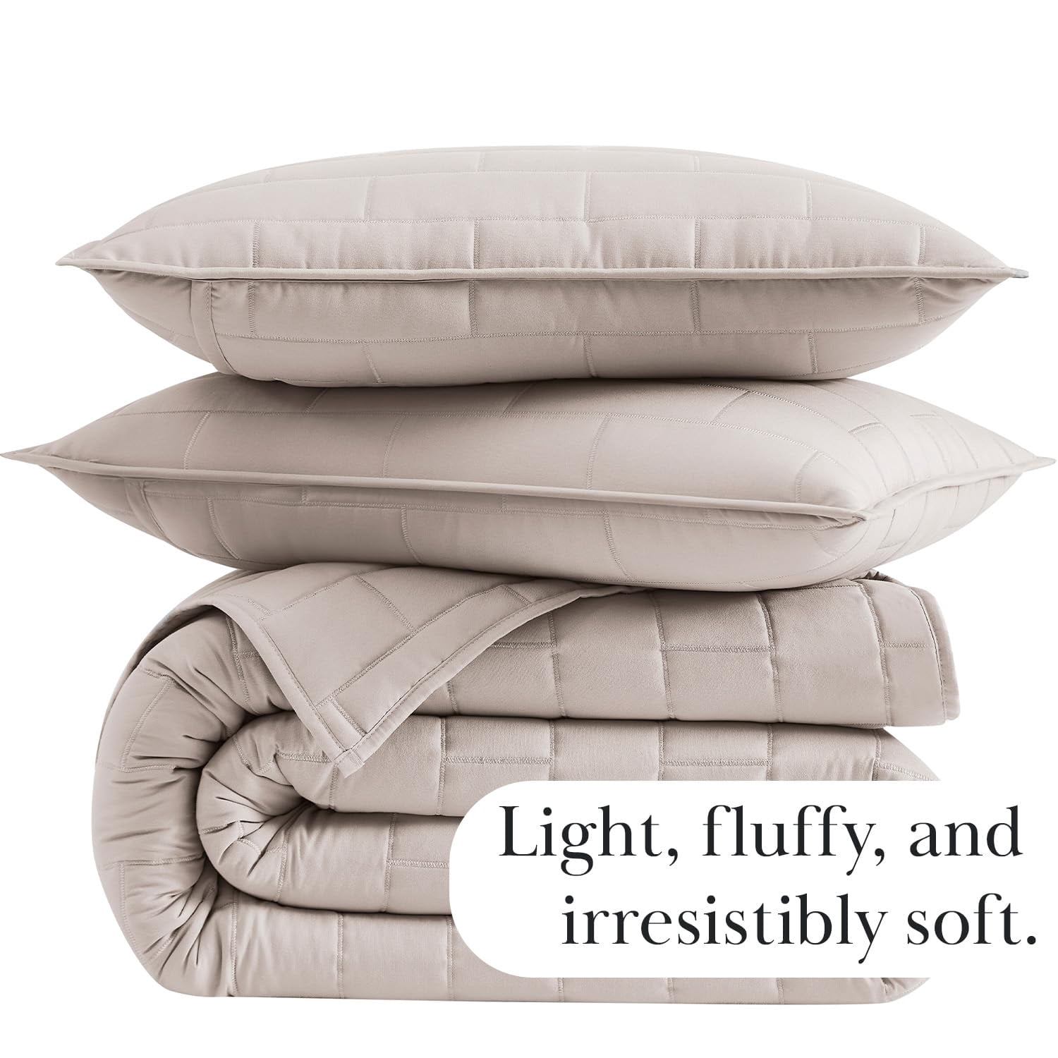 Lightweight Brickyard Embroidered 3-piece Brickyard Quilt Set by Southshore Fine Linens