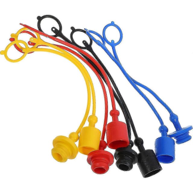 8pcs Hydraulic Coupling Covers Hydraulic Quick Connector Coupler Dust Caps Covers Replacement(1/2\')