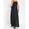 thumbnail image 5 of Women's Dress Summer Loose Flowy Sundress Spaghetti Strap Sleeveless Maxi Long Dresses Black S, 5 of 10