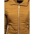 thumbnail image 4 of Hat and Beyond Womens Puffer Jacket Cold Control Mid-Length with Detachable Hood, 4 of 6