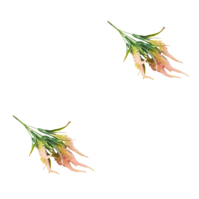 Plantas de plástico sintético Advancent 3 piezas apariencia realista interior exterior rosa