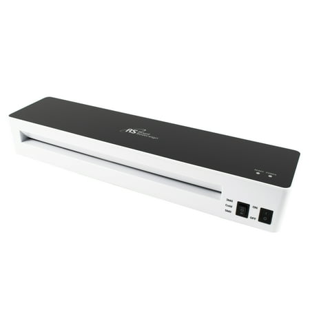 Royal Sovereign 13in. Entry Glass Top Cold and Hot Pouch Laminator - White