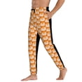 thumbnail image 3 of Xecao Cute Fox Faces Pattern Print Active Tech Joggers for Men, Mens Sweatpants Lounge Pants with Pockets-Large, 3 of 5