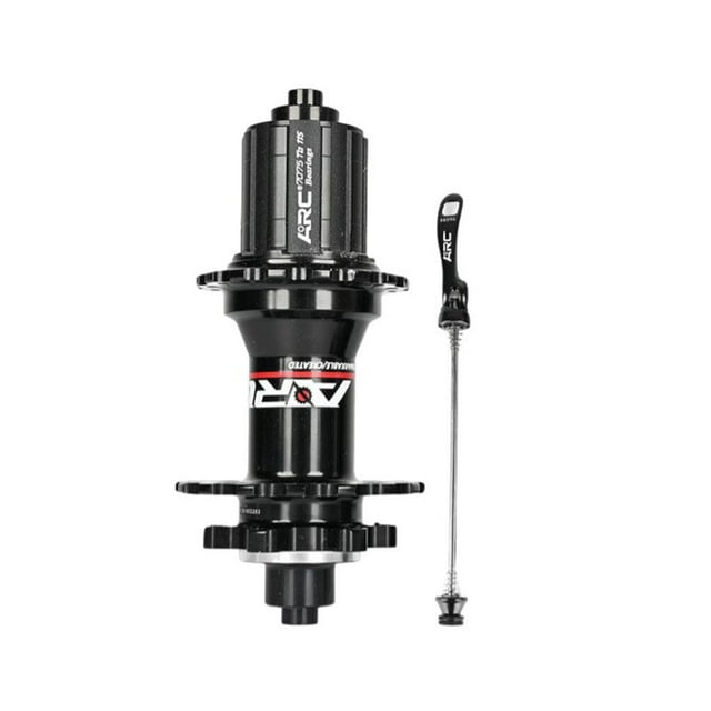 Moyeu de Roulement Taille Compacte Sans Bavure Réduit la Friction Fournitures de Cyclisme Installation Pratique Moyeux Métalliques Alliage d'Aluminium Arbre de Roue 32h/moyeu Arrière/noir