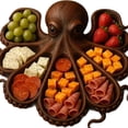 thumbnail image 7 of Decor Octopus Charcuterie Board, Wooden Cheese Platter, Food Service Display Trays for Party, Beach Theme Gathering, Housewarming Gift, 7 of 7